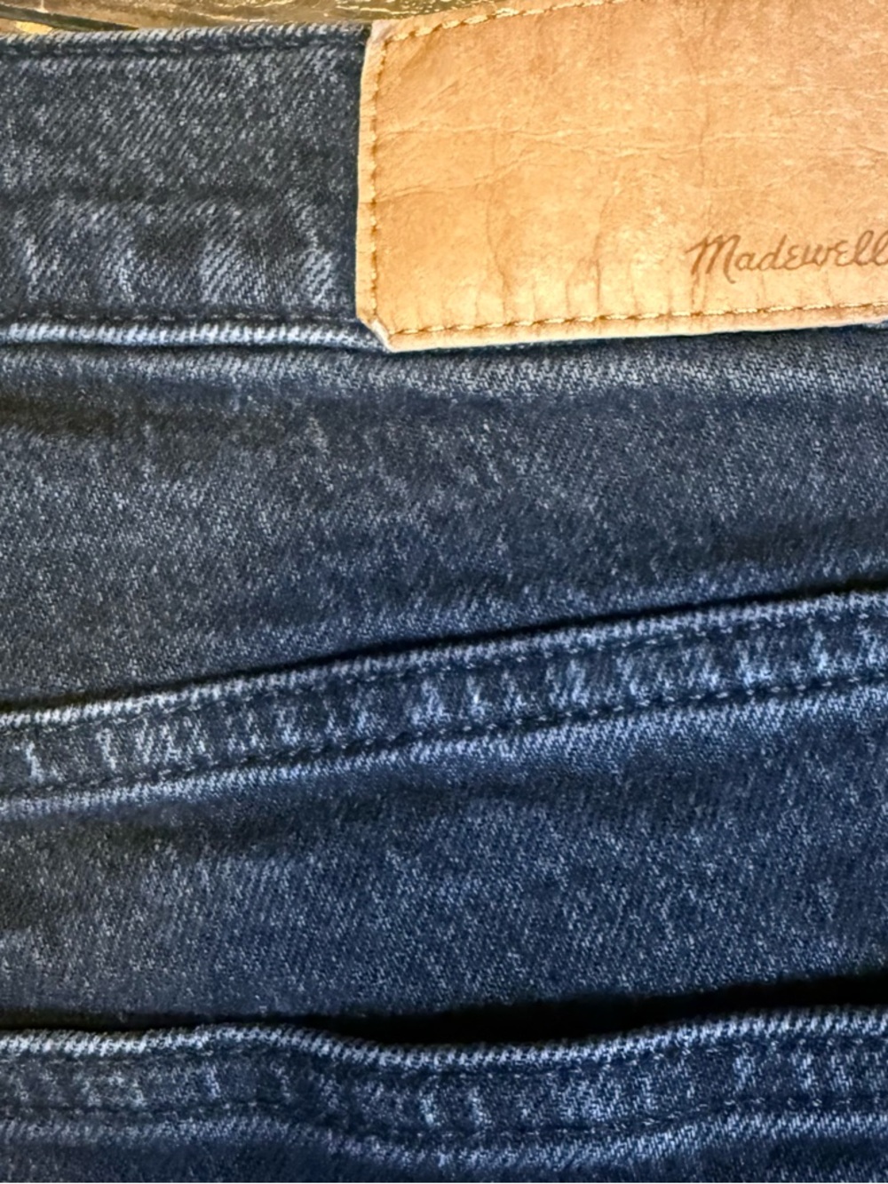 Madewell The Mid-Rise Perfect Vintage Jean Faded Black Straight Leg Size 32 - Picture 14 of 15